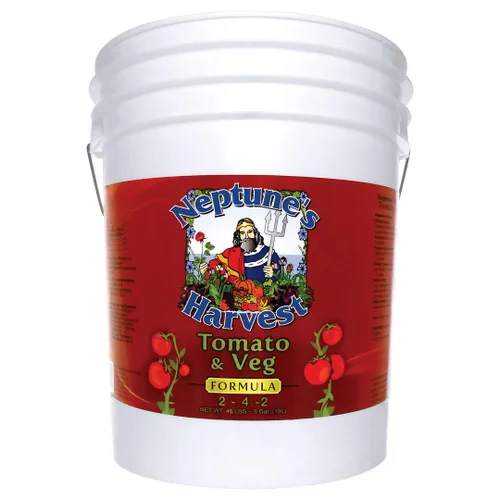 Vista 8 de Neptune's Harvest Fertilizante de fórmula de tomate y verduras TV136, 36 oz (Тwo Рack)