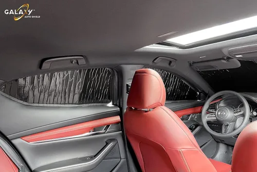 Vista 9 de Parasol reflectante para parabrisas de ajuste personalizado para Mazda 3 Mazda3 Sedan Hatchback 2019, 2020, 2021, 2022, 2023, 2024, 2025, 2026