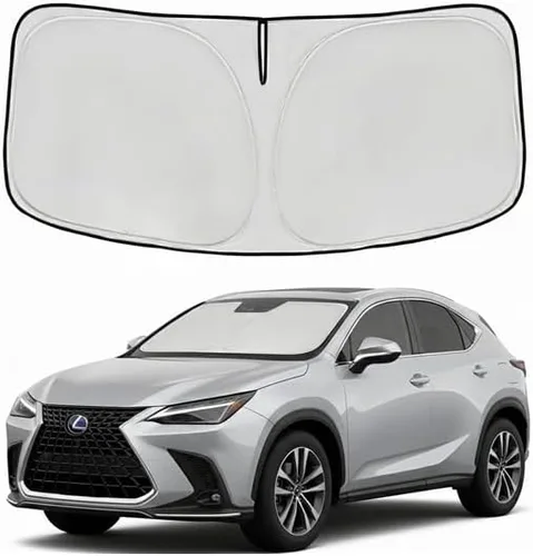 Vista 47 de Parasol para parabrisas Rivian R1S 2022-2024 2025, parasol para ventana frontal, ajuste personalizado, accesorios R1S, visera solar, pantalla