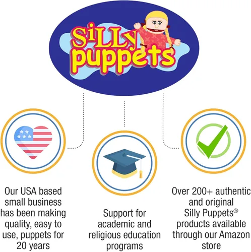 Vista 5 de Jazmín de 14", niña hispana, marioneta de mano