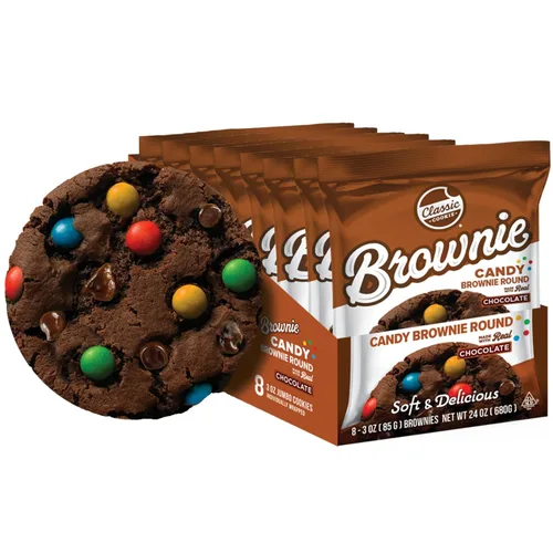 Vista 17 de Classic Cookie, Galletas horneadas suaves, galletas S'mores, 3 onzas, paquete de 8