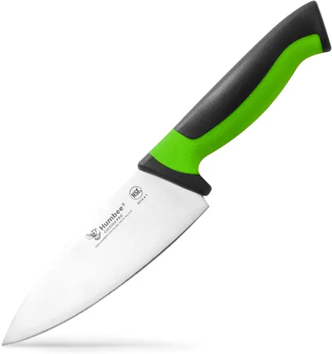 Vista 22 de Cuchillo de chef de 12 pulgadas, hoja de acero inoxidable de alto carbono certificada NSF – Mango ergonómico codificado por colores, cuchillo