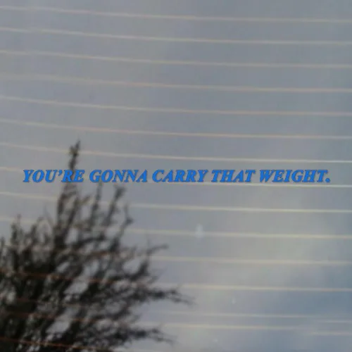 Vista 12 de Cosplay & Fan Gear You're Gonna Carry That Weight - Calcomanía de vinilo de anime (negro)
