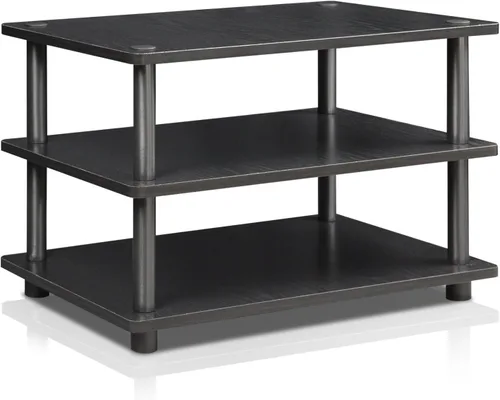 Vista 13 de Furinno JUST Mesa de Centro, Mesa de Centro Moderna de 3 Niveles con Estante Abierto, Mesa Auxiliar de Montaje sin Herramientas, para Sala de Estar