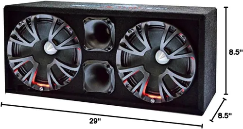 Vista 6 de Audiopipe APCHULD102 Caja de altavoces sellada de alto rendimiento 10 600W (Max)