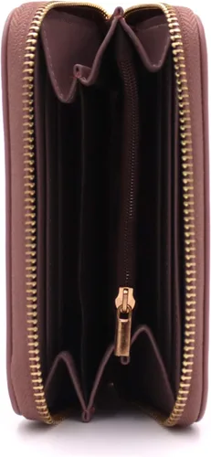 Vista 4 de LOVESOME Cartera pequeña con cremallera alrededor de la muñeca para mujer