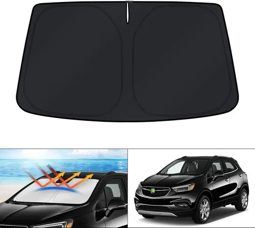 Vista 159 de KUST Parasol para parabrisas para Ford Fusion 2013-2020 2021, accesorios, pantalla de ventana, protector de visera solar, plegable, bloquea