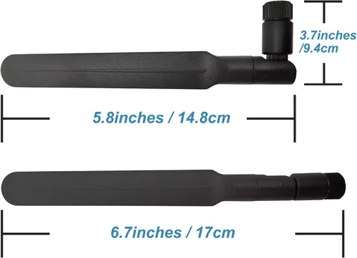Vista 4 de Antena 4G LTE 9dbi 698-2700MHZ 3G 4G LTE Antena universal omni direccional de banda ancha con SMA macho