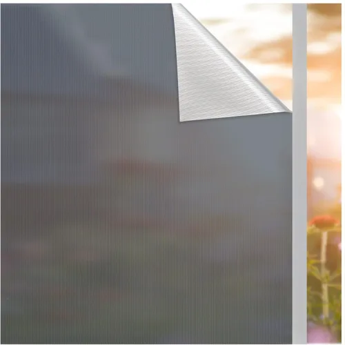 Vista 13 de Windimiley Película de privacidad para ventana de vidrio 3D, adhesivos estáticos estáticos, esmerilado, estriado, calcomanías decorativas