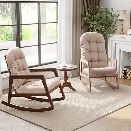 Vista 9 de Crestlive Products - Cojín para silla Adirondack, cojín para silla mecedora al aire libre resistente al agua de 50x20x4 pulgadas, cojín de repuesto
