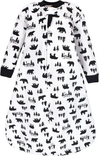 Vista 18 de Hudson Baby Saco de dormir unisex para bebé acolchado premium de manga larga y manta vestible