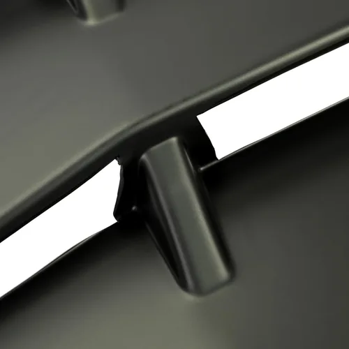 Vista 7 de ECOTRIC Cubierta de rejilla de ventana trasera compatible con Dodge Charger Vent ABS GT Lambo 2011-2023 pintado negro mate