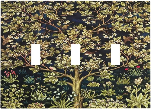 Vista 126 de Placa decorativa para interruptor de luz, playa, rosa, escena nocturna, 2 bandas, 1 palanca, 1 placa de pared dúplex, decoración de placa