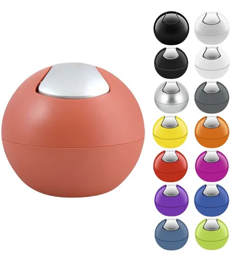 Vista 3 de Spirella Bowl Collection - Papelera (6.3 x 5.5 in, poliestireno), color gris