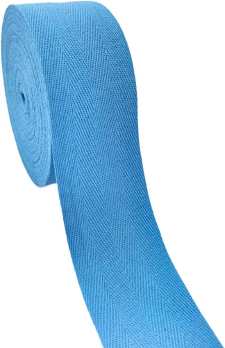 Vista 14 de PAMIR TONG Cinta de sarga de algodón blanco natural de 2 pulgadas para coser, encuadernación al sesgo de 15 yardas, decoración del hogar, correas