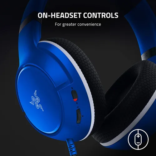 Vista 6 de Razer Kaira X Wired Headset for Xbox Series XS Xbox One PC Mac Mobile Devices Triforce 50mm Drivers - HyperClear Cardioid Mic - Memory Foam Ear