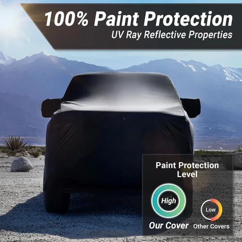 Vista 3 de iCarCover Funda de camión personalizada de alta calidad para Chevrolet Silverado 1500 Crew Cab 2004-2025, 5.8 pies, cama corta, resistente al agua