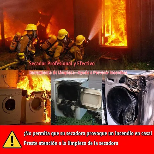 Vista 7 de Sealegend Kit de limpiador de ventilación de secadora de 2 piezas Negro