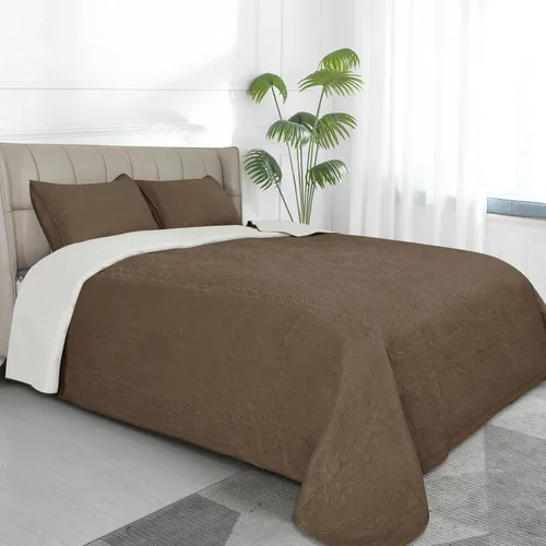 Vista 21 de Easy-Going - Juego de colcha reversible con 1 funda de almohada, tamaño individual, colcha suave, resistente al agua y a las manchas, de microfibra
