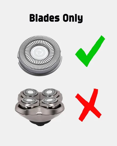 Vista 6 de Pitbull - Cuchilla de repuesto para cabezales de repuesto para afeitadora de calavera Pitbull Gold PRO, Pitbull Silver PRO, Pitbull Platinum PRO