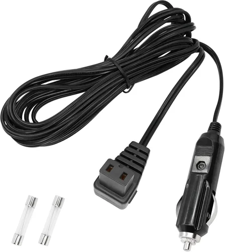 Enfriador de coche Cool Box Mini Nevera Cable de plomo YACSEJAO 4M/13FT 12/24V 2 Pin DC Reemplazo Enfriador de Coche Encendedor de Cigarrillos