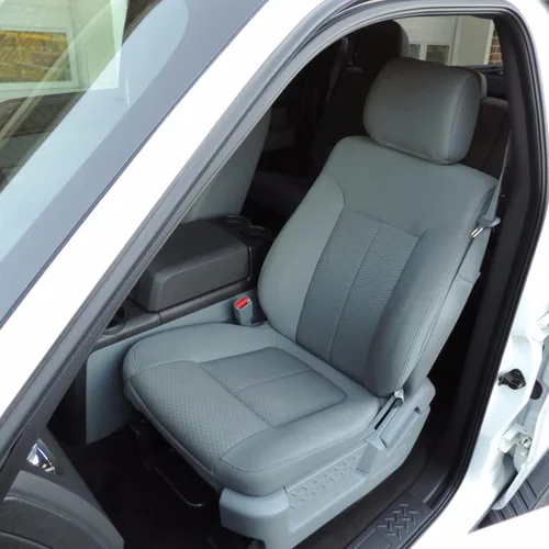 Vista 6 de Compatible con 2011-2014 Ford F150 Cubierta de Panel de Protección para Asiento Delantero (Lado Izquierdo del Conductor)