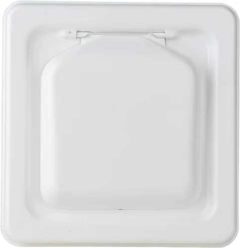 Vista 8 de NO-PEST VENT Exclusiva cubierta de ventilación de secadora de doble puerta, fabricada en Estados Unidos con plástico muy resistente a los rayos UV