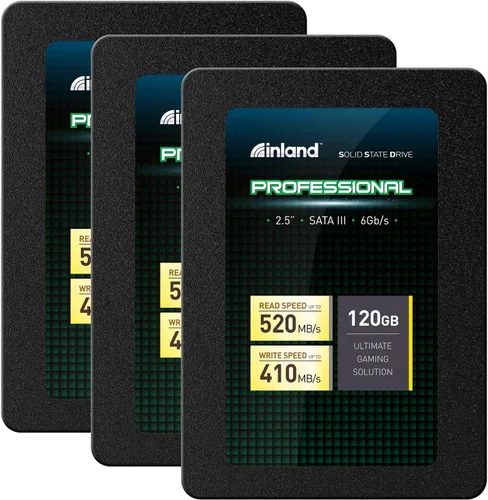 Vista 12 de INLAND Professional 120GB SSD 3D NAND SATA III 6Gb/s 2.5" 7mm Unidad interna de estado sólido (120GB)