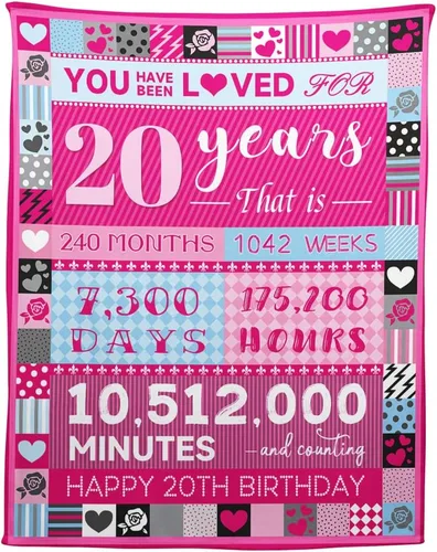 Vista 15 de Pink Love Rose Elements - Manta de cumpleaños para niña de 2 años, 50 x 60 pulgadas, moderna, multiusos, lavable a máquina