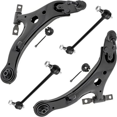 Vista 93 de Detroit Axle - 4 brazos de control traseros para Ford C-Max Focus Mazda 3 5 Volvo C30 C70 S40 V50, 4 brazos de control superior e inferior