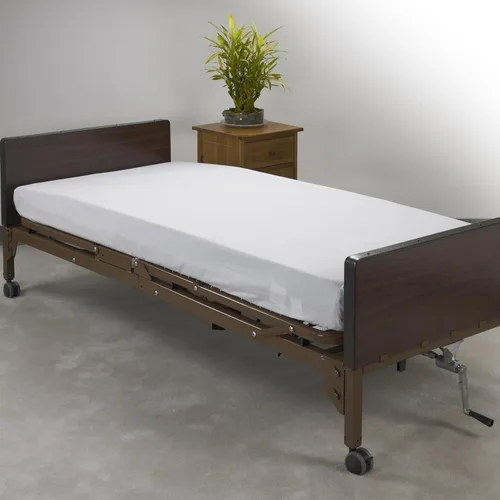 Vista 2 de Drive Medical 15030HBL - Juego de sábanas de hospital, color blanco (paquete de 2)