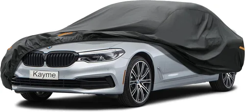 Vista 32 de Kayme Cubierta de auto SUV de 7 capas ajuste personalizado para BMW X1 (2009-2025), impermeable, para todo tipo de clima, para automóviles, cubierta