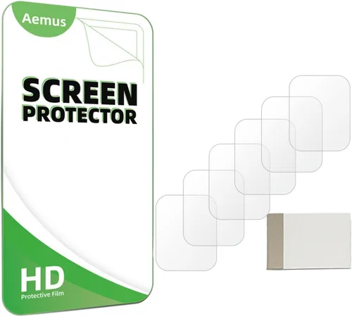 Vista 8 de Protector de Pantalla Para IDW25 / IDW26 Smart Watch 1.83" (Paquete de 6) Película Blanda de TPU Transparente, Compatible con KEEPONFIT, TOOBUR