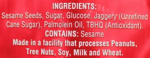 Vista 4 de Chikki de sésamo 7oz