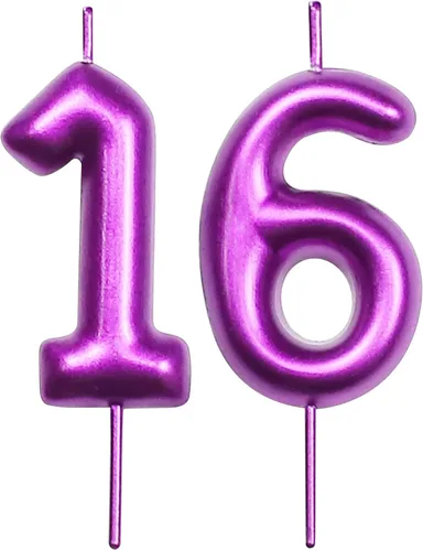 Vista 159 de DERVENTA Vela con números de 2.36 pulgadas, decoración perfecta para cumpleaños, brunch, postre, pastel, 1 pieza (número 0 rosa)