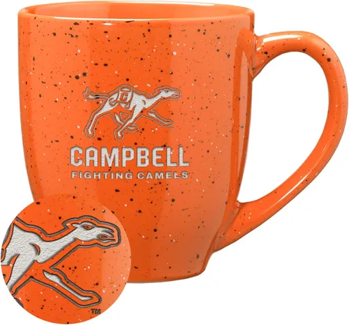 Vista 171 de Rico Industries NCAA Saint Joseph's (PA) Hawks Logo Principal Color Marrón 16 oz Logotipo del Equipo de Color Láser Grabado en Cerámica Moteada Taza