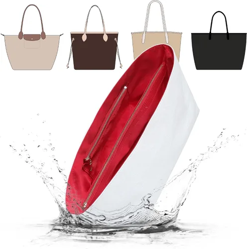 Doxo Organizador de Bolso con Inserto, Inserto para Bolsa Tote para LV Neverfull MM, Longchamp Le-pliage L y Más, Organizador de Bolsa Ultraligero