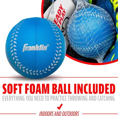 Vista 9 de Guantes Franklin Sports con agarre, para T-ball (9.0 pulgadas)