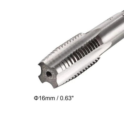 Vista 3 de uxcell 3 unids M16 x 0.079 in Taper y métrico Taper Taping Taper Taping Roscado Machinist Repair DIY Tool