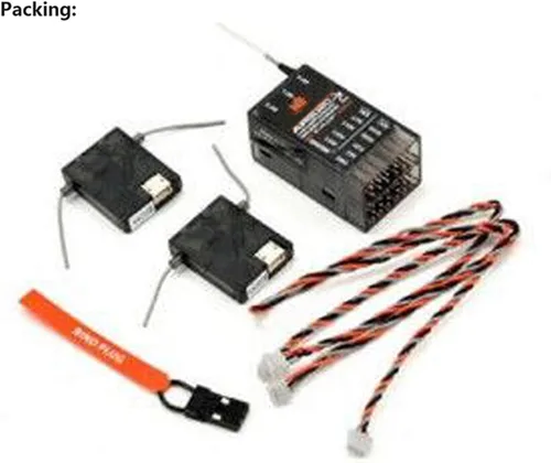 Vista 3 de LICHIFIT AR9020 2 satélites 9 canales receptor Digital Spread Modulación para Spektrum DSMX/Xplus