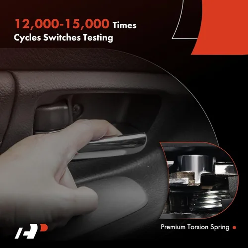 Vista 6 de A-Premium Manija de puerta interior delantera o trasera izquierda del conductor compatible con Nissan Altima 2013-2018, Pathfinder, Armada, Maxima