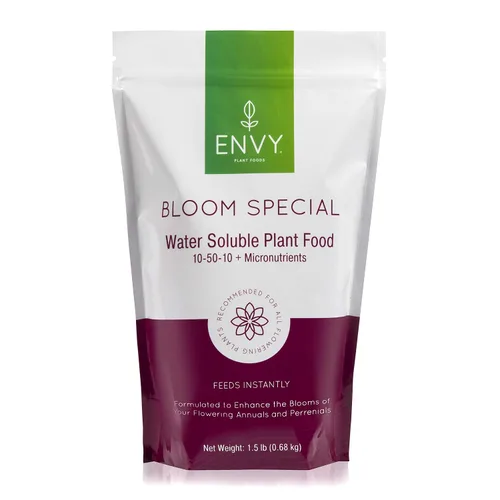 ENVY Bloom Special Professional Grade (10-50-10) Alimento vegetal soluble en agua, promueve flores más grandes y hermosas (1.5 libras)