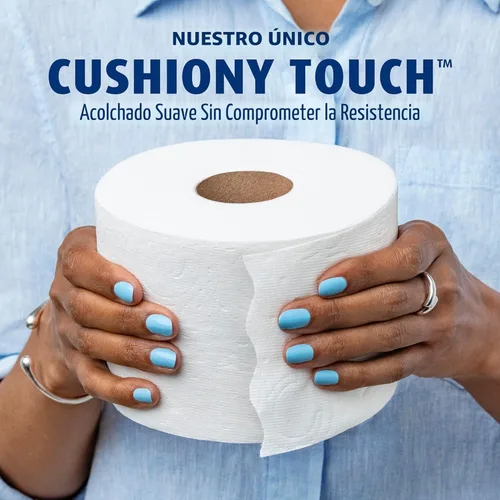 Vista 4 de Charmin Papel higiénico ultra suave y acolchado al tacto, 30 familias Mega = 153 rollos regulares, 2 capas, blanco