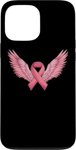 Vista 23 de Pink Ribbon Wings Breast Cancer Awareness Case for iPhone 16