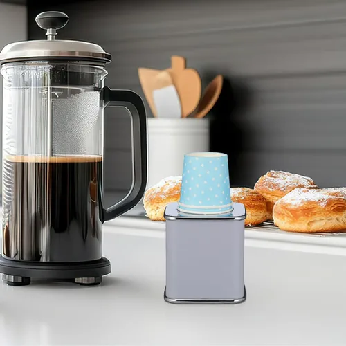 Vista 8 de DOITOOL Dispensador de tazas de baño, dispensador de vasos Dixie de 3 onzas con 10 vasos de papel, soporte de vasos de papel desechable a prueba