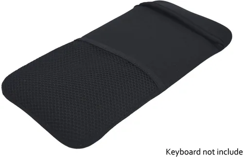 Vista 2 de Wanty Funda protectora de neopreno para teclado Bluetooth inalámbrico Apple MC184LL/B MC184CH y MLA22LL/A y Logitech Easy-Switch K810/K811