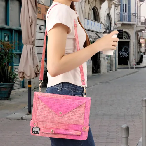 Vista 169 de Funda tipo bolso para iPad mini de 5ª/4ª/3ª/2ª/1ª generación de 7.9 pulgadas, Techcircle funda ligera tipo folio con soporte bandolera con billetera