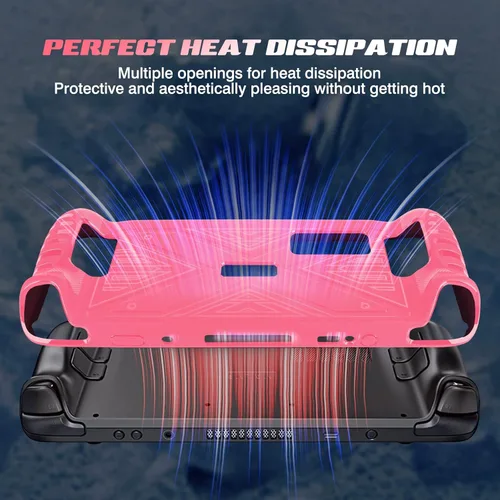 Vista 4 de DLseego X Texture - Funda protectora para cubierta de vapor de TPU suave, absorción de golpes, antiarañazos, piel fresca, duradera, agarre