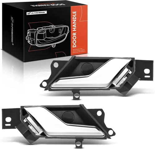 Vista 12 de A-Premium Manijas interiores interiores para puertas compatibles con Chevrolet Captiva Sport 2012-2015 y Saturn Vue 2008-2010, cromadas, juego de 4