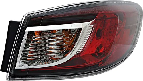 Vista 9 de Para Mazda 3 sedán luces traseras lámparas fijadas 2010 2011 2012 2013 conductor y pasajero lado